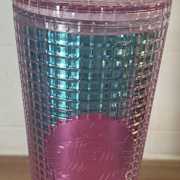 Venti Starbucks Tumbler Beautiful Pink Blue - Picture 4 of 4